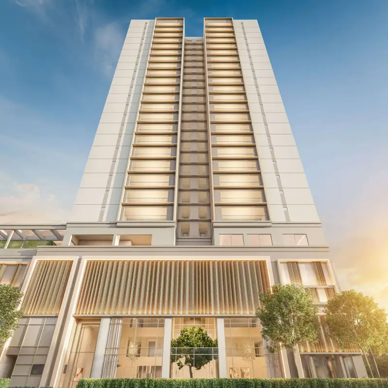 The Grand Residence Brooklin — Perspectiva Ilustrada | Fachada